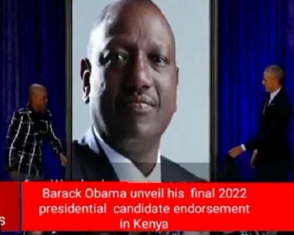 Truth Behind Viral Video of Barrack Obama Endorsing DP Ruto