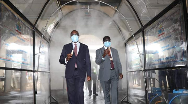 Spraying booths ineffective in virus war, may cause skin irritation – MOH » Capital News
