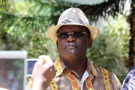 Senator Johnstone Muthama during a past press event.
