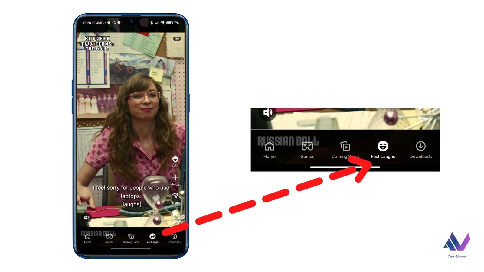 Netflix 'Fast Laughs' is a TikTok-like feed of Funny Movie Clips