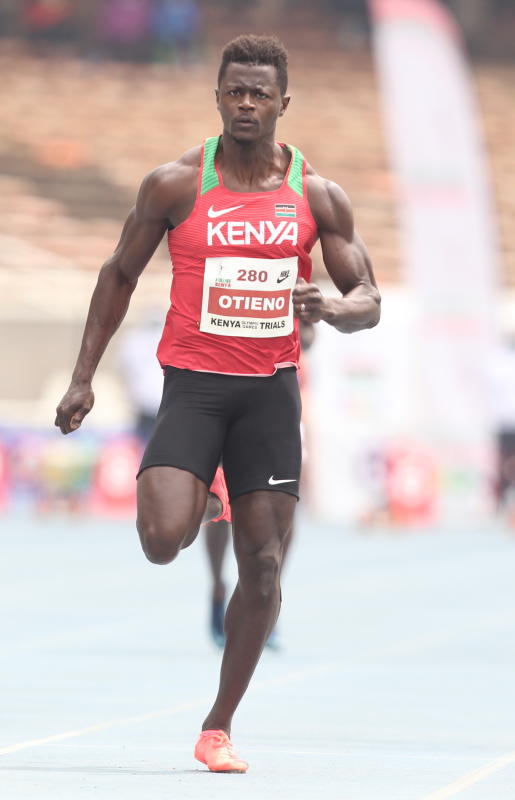 Sprinter Otieno eyes good show as he receives Safaricom call : The standard Sports