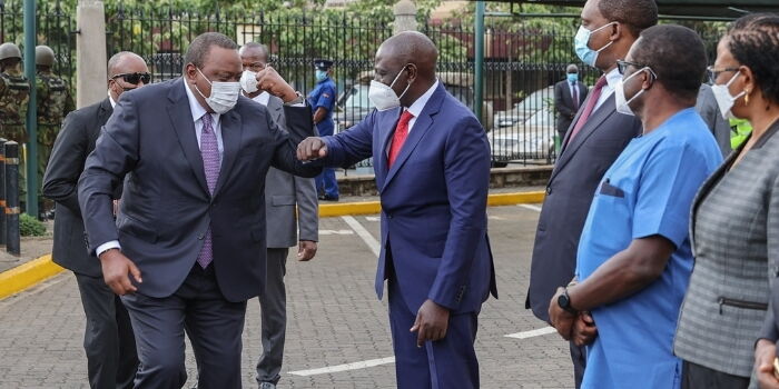 Uhuru Snubs Ruto at State House Event