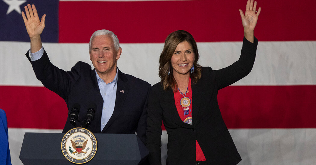 How Kristi Noem, Mt. Rushmore and Trump Fueled Speculation About Pence’s Job