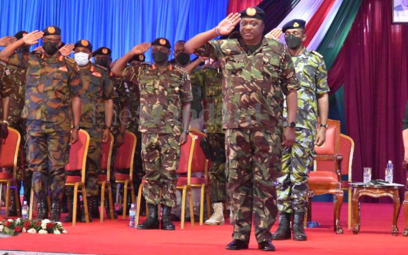 There is nothing unusual with military officers doing civilian jobs