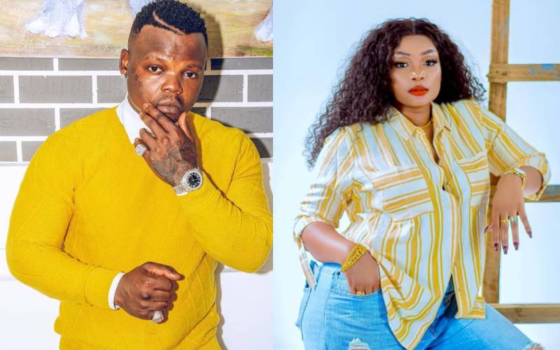 Harmonize gets a tattoo of Kajala's face on his leg