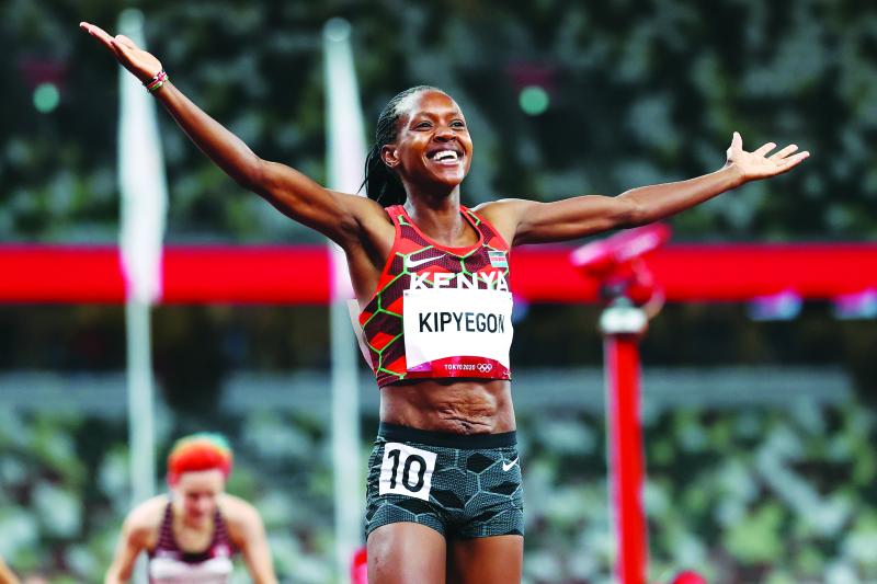 Olympic champ Faith Kipyegon dreaming of marathon transition : The standard Sports