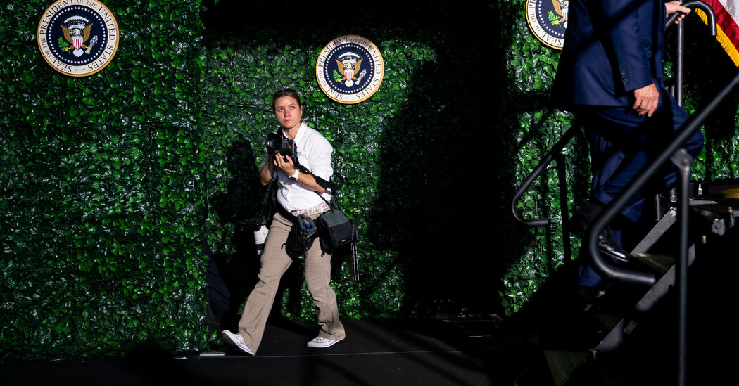 She Took the White House Photos. Trump Moved to Take the Profit.