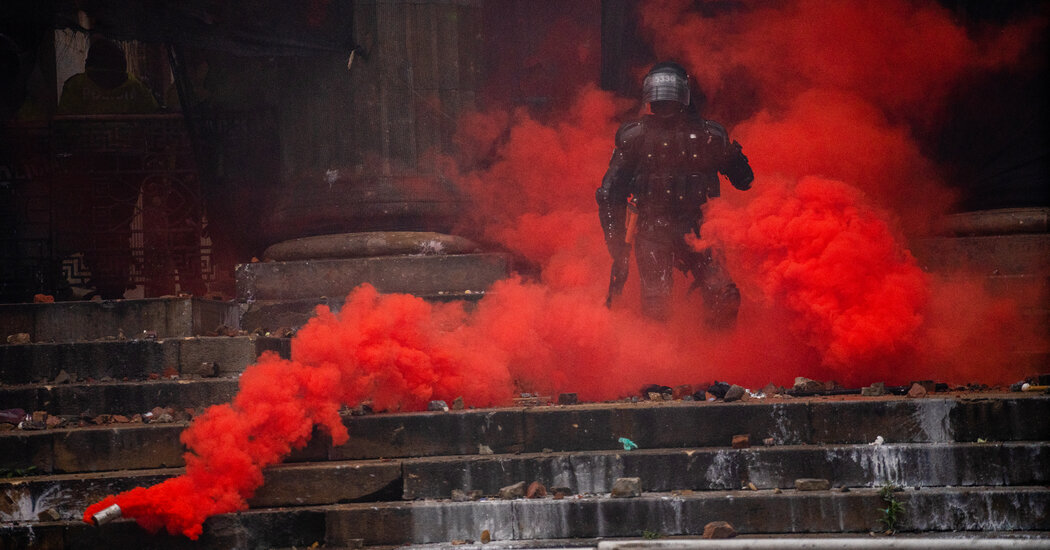 Colombia Protests: Police Force, Built for War, Finds a New One