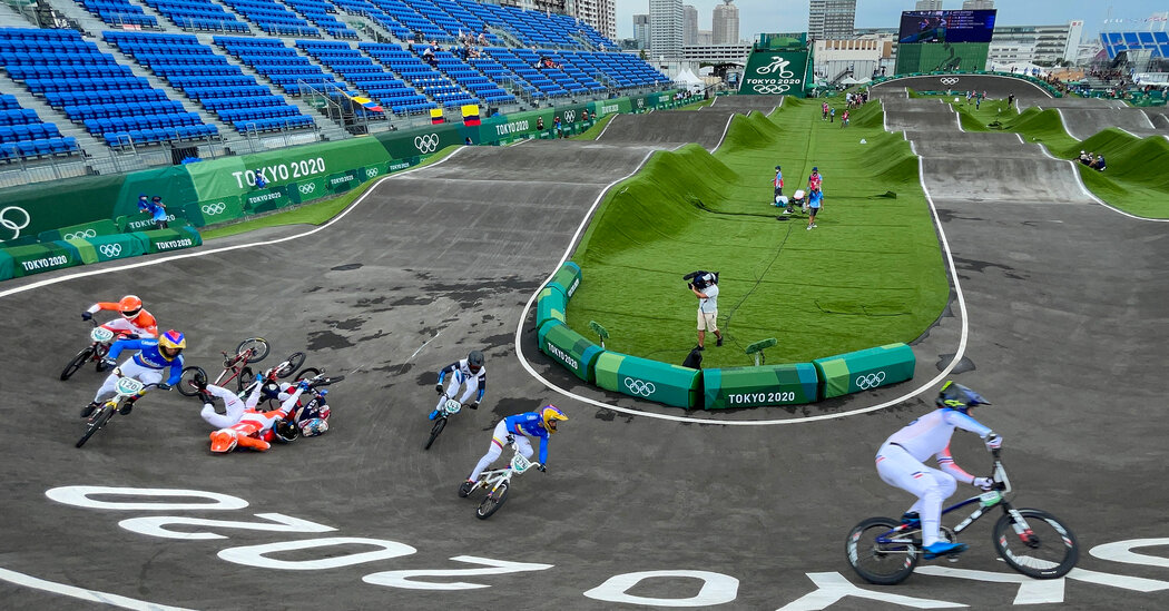 Connor Fields Crashes in BMX Racing, a Blend of Danger and Drama