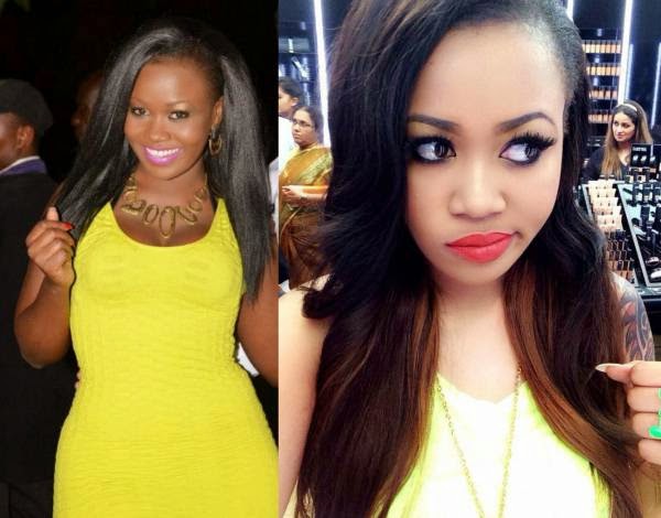 Trolls mock Vera Sidika’s two colour- skintone caused by skin bleaching