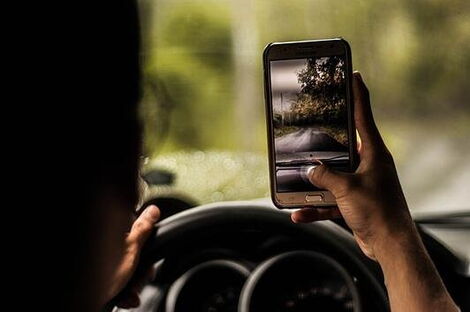 Driver distracted