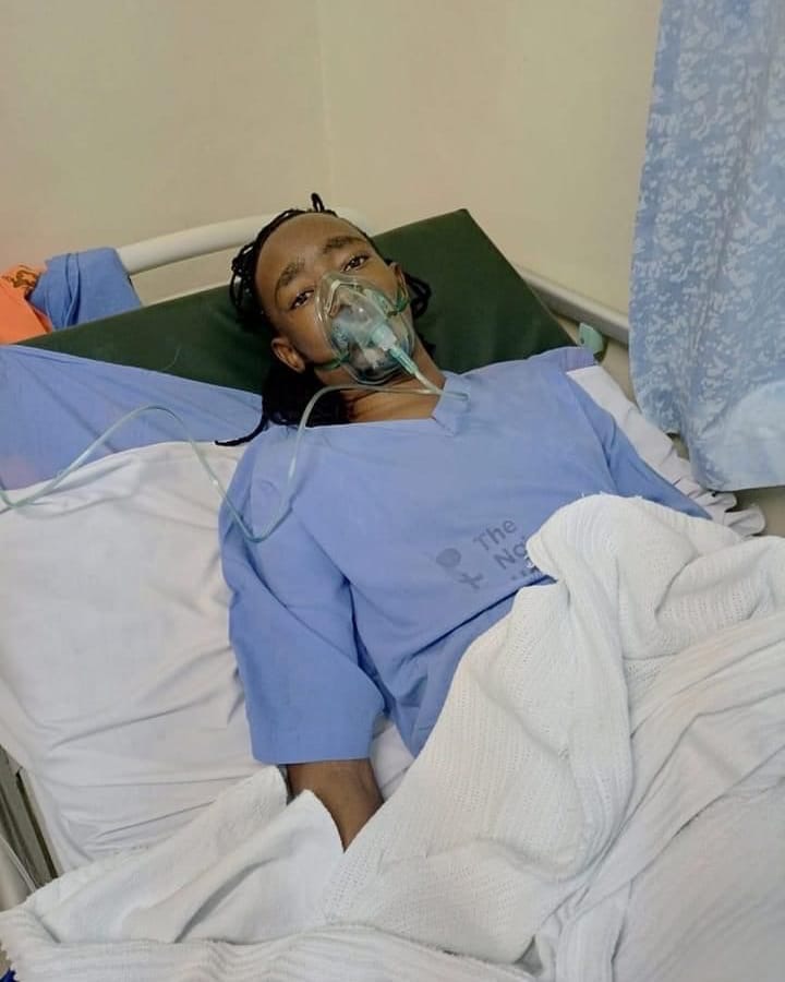 Comedian Akuku Danger back on his feet weeks after he was hospitalized (Photos)