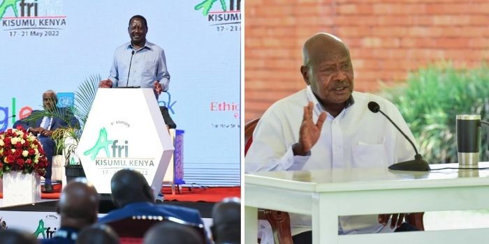 Raila's Request to Museveni on Kenya-Uganda Row