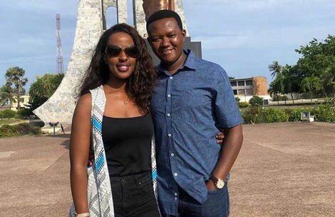 Machakos Governor Alfred Mutua and former first lady Lilian Nganga.