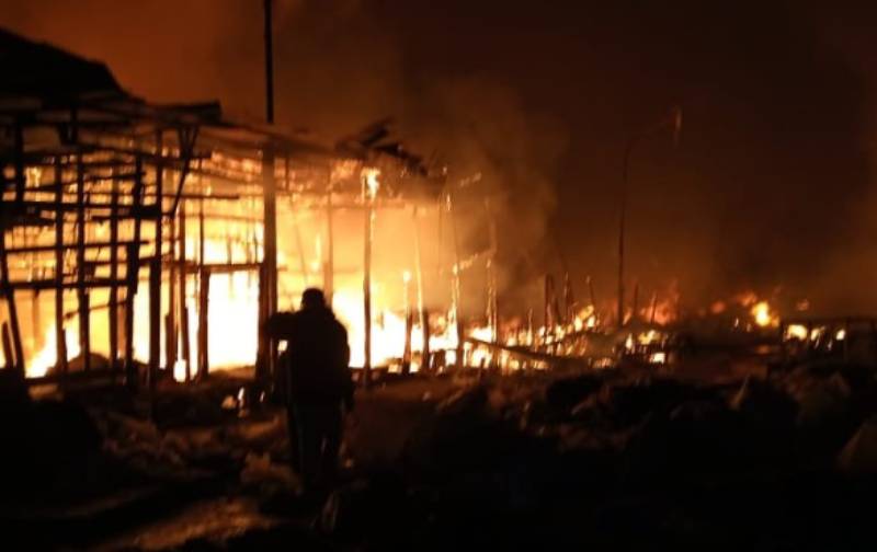 Another fire strikes Gikomba- Photos