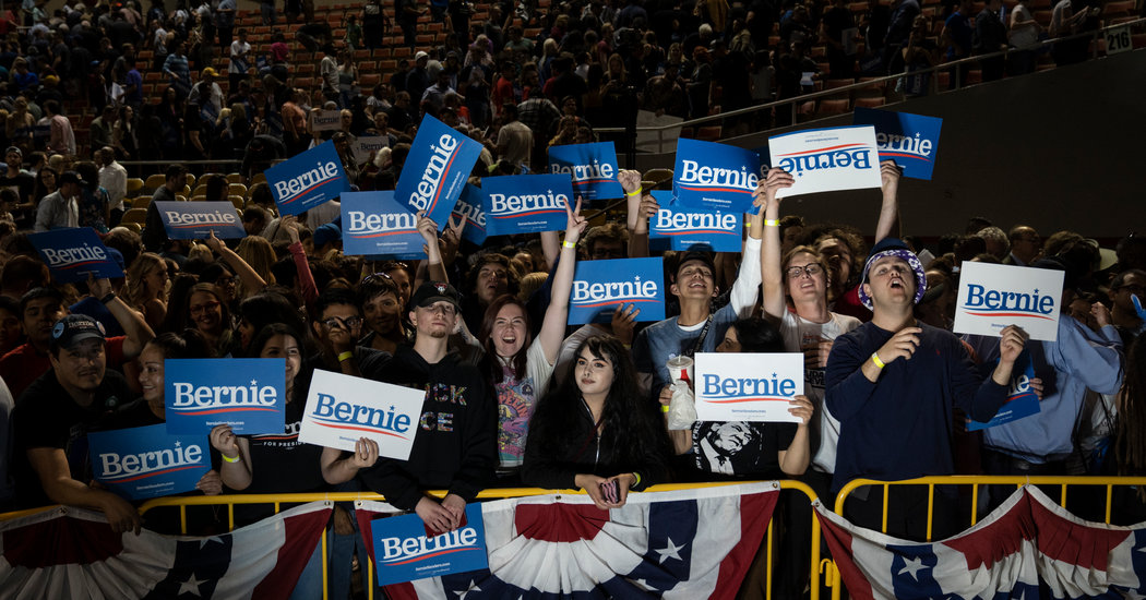 Bernie Sanders Pitches His Supporters a New Idea: Biden 2020