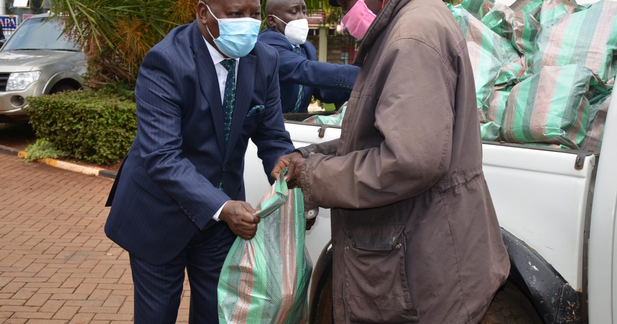 Distribution of food donations commences in Nyeri County