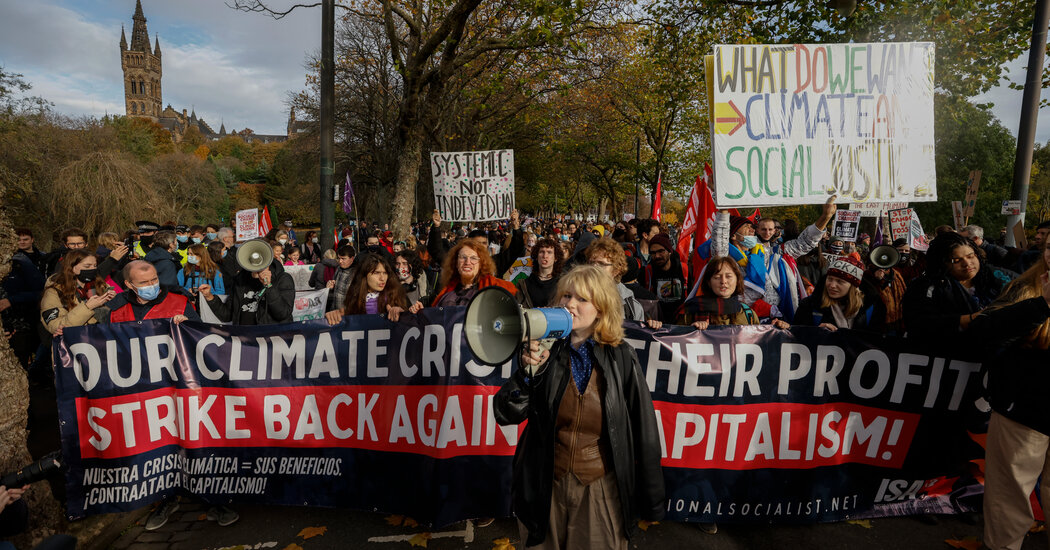 At COP26, Youth Want Action, Accountability as Protesters Rally