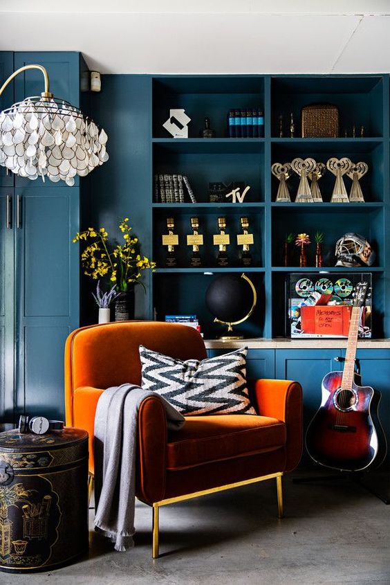 Achieve Instant Pomp and Warmth to Your Interiors By Adding The Color Orange