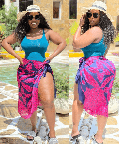 Risper Faith, the former star of Nairobi Diaries responds to fake hips photos