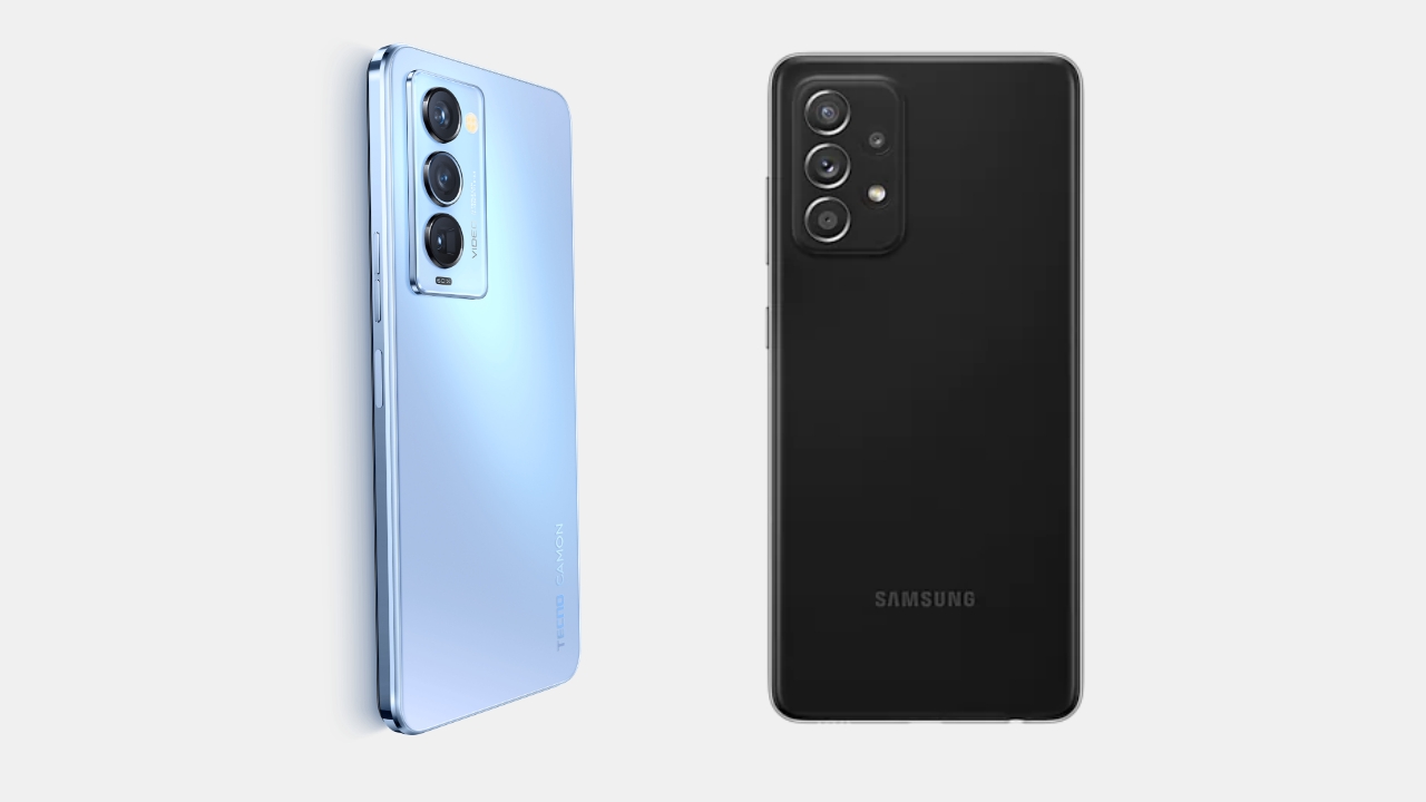Tecno Camon 18 Premier vs Samsung Galaxy A52