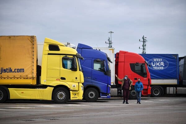 Before Brexit, British trucking companies could hire drivers from continental Europe at short notice and with ease.