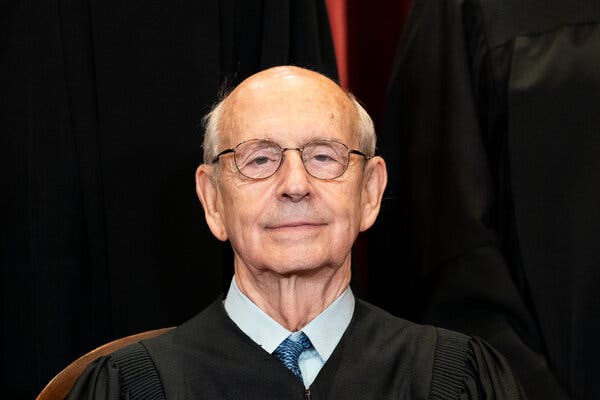 Justice Stephen G. Breyer is 82 and has been on the Supreme Court for nearly 27 years. 