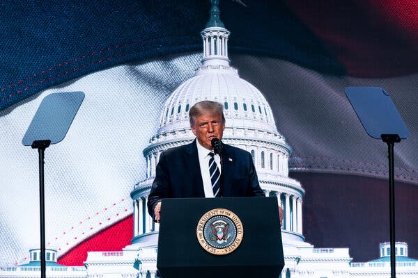President Trump’s speaking schedule at the Republican National Convention is unusually packed for an incumbent president. 