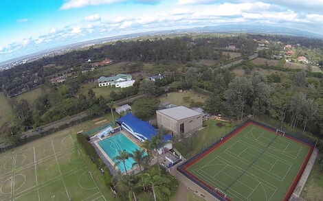 File photo of the aerial view of Banda school