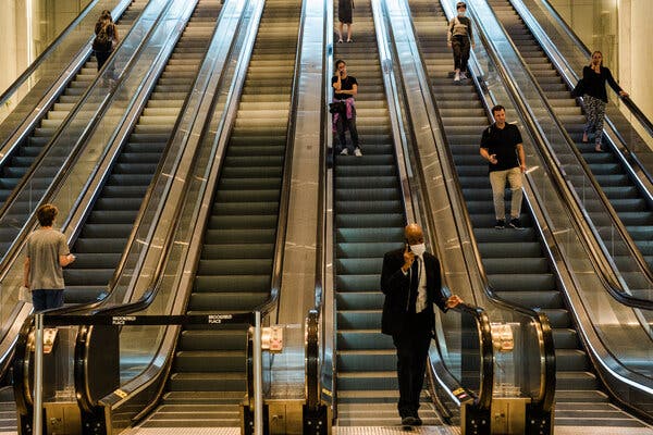 The Oculus, a $4 billion transportation hub designed by Santiago Calatrava, was meant to redefine an area destroyed by the Sept. 11 attacks. But the pandemic drained much of the vitality from Lower Manhattan.