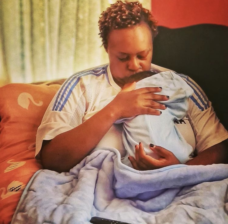 God’s favor! Mama Baha shares adorable photo of newborn son and announces his unique name