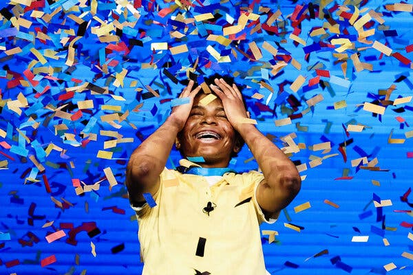 Zaila Avant-garde, the winner of the 2021 Scripps National Spelling Bee.