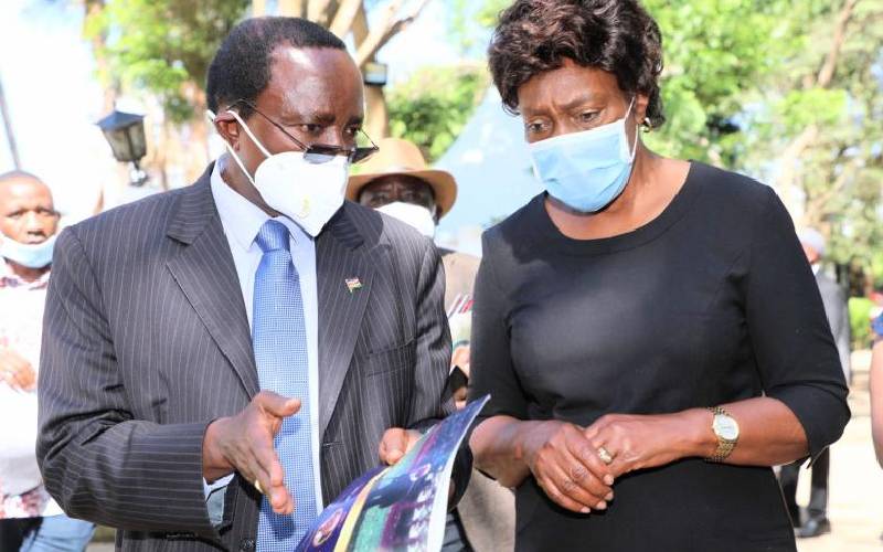 Ngilu warns Kalonzo to be wary of leaders rooting for his 2022 bid