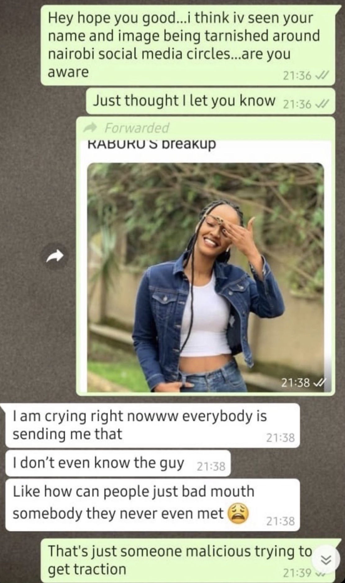 (Video) Rwandese slay queen who's involved in Willis Raburu and wife drama speaks out