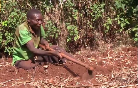 Viral Man Digging With One Leg Gets Help After NTV Feature