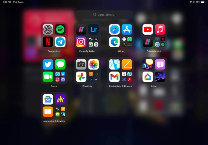 My iPad Home Screen Setup with iPadOS 15
