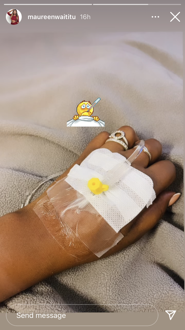 Maureen Waititu shares health update after being hospitalized