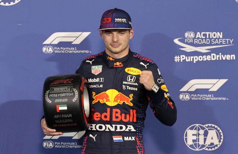 Motor racing: Verstappen beats Hamilton to pole in Abu Dhabi decider : The standard Sports
