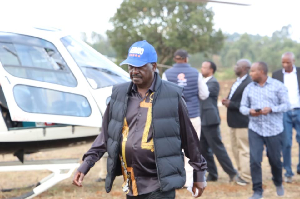 CS Matiangi Issues Orders After Raila Odinga's Chopper Was Destroyed in Uasin Gishu