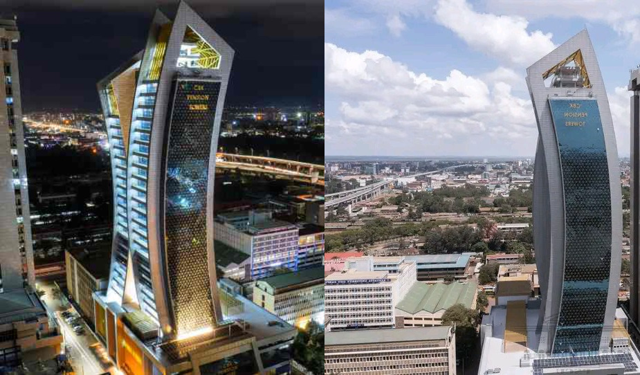 New Pension Towers building in Nairobi that has made headlines in China