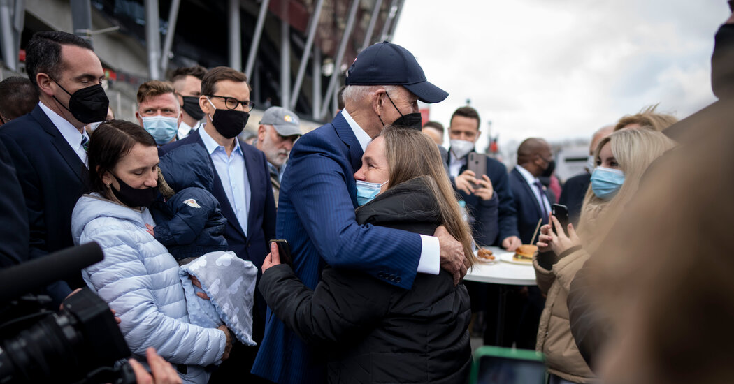 Biden Calls Putin a Butcher After Meeting With Ukraine Refugees