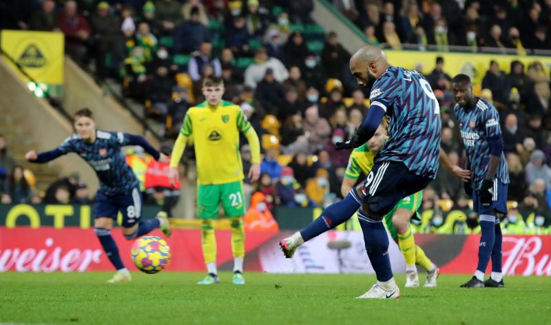 Arsenal cement top four spot with 5-0 win at Norwich : The standard Sports