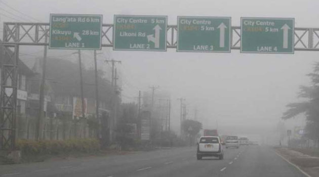 Temperatures to dip in 10 counties including Nairobi