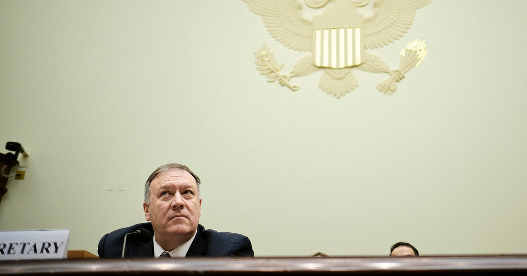 Top State Dept. Officials Enabled Misconduct by Pompeo, Whistle-Blower Said