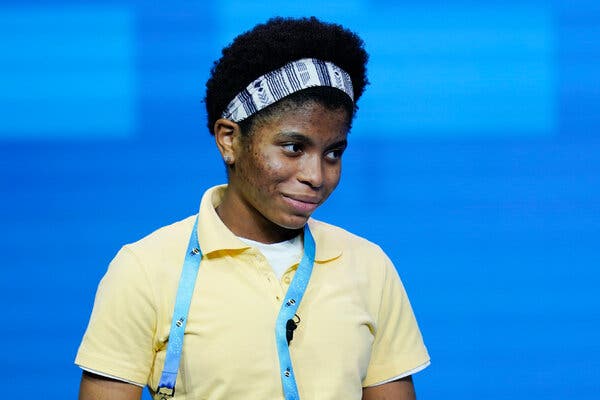 Zaila Avant-garde after correctly spelling “ancistroid.”