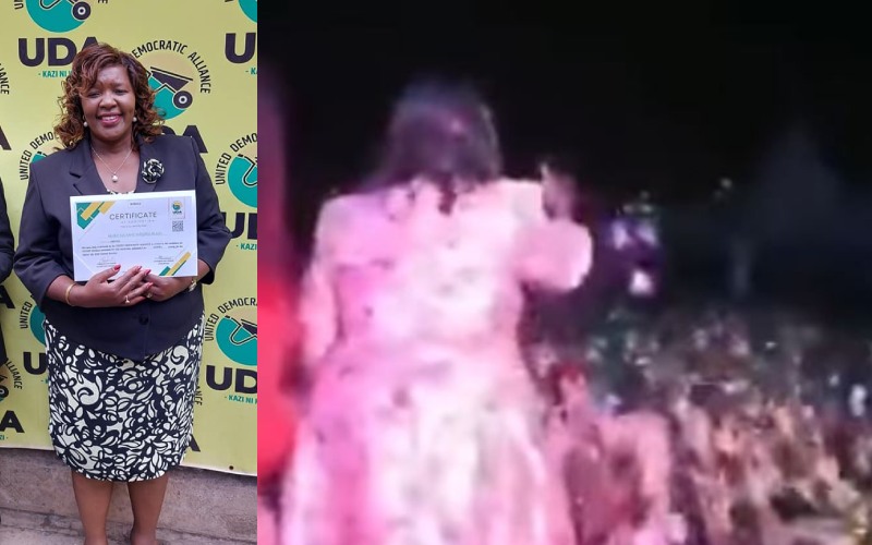 Wamuratha apologises for throwing cake to Ruiru crowd