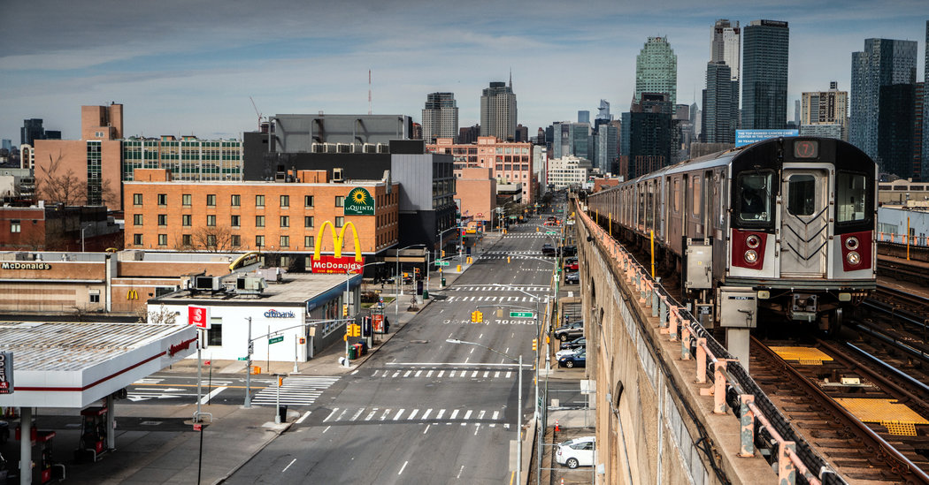 Coronavirus in N.Y.C.: Eerie Streetscapes Are Stripped of Commerce
