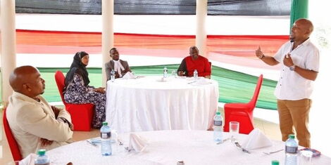 Gatundu South MP and People's Empowerment Party (PEP) leader Moses Kuria was conspicuously missing during a meeting between Deputy President William Ruto and Raymond Kuria.
