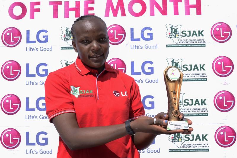Brenda Ariviza named SJAK Personality for the month of December : The standard Sports