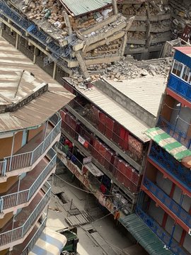 Building Collapses In Kamkunji, Nairobi (PHOTOS)
